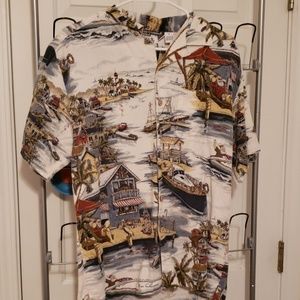 Caribbean santa Hawaii shirt